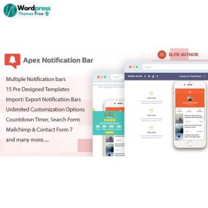 Apex Notification Bar – Responsive Notification Bar Plugin for WordPress