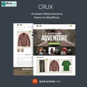 Crux - A modern and lightweight WooCommerce theme