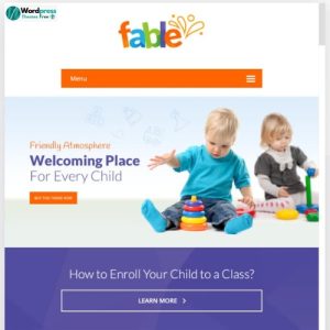 Fable - Children Kindergarten WordPress Theme