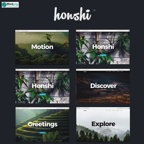 Honshi – WordPress Simple Portfolio Theme