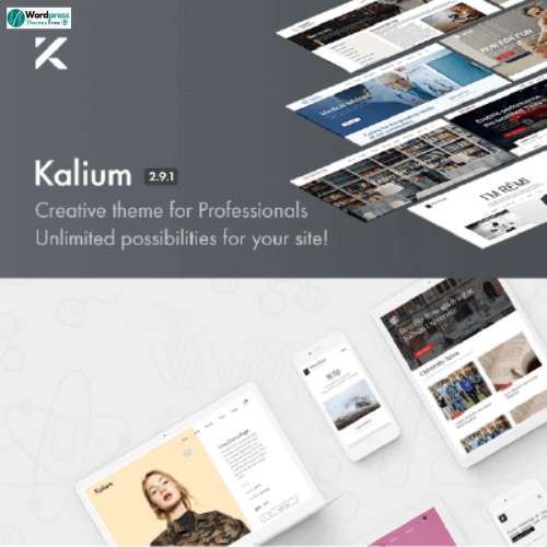 Kalium Theme – Creative Theme for Professionals
