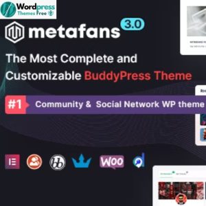 MetaFans - Community & Social Network BuddyPress Theme