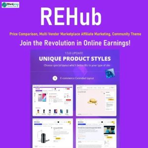REHub Theme – Price Comparison, Affiliate Marketing, Multi Vendor Store, Community Theme