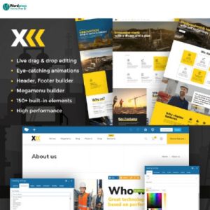 Samatex – Industrial WordPress Theme + Woocommerce