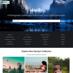 Stocky – A Stock Photography Marketplace Theme