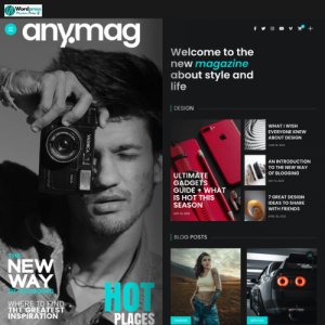 Anymag – Magazine Style WordPress Blog