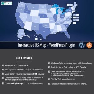 Interactive US Map – WordPress Plugin