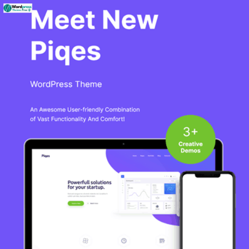 Piqes | Creative Startup & Agency WordPress Theme