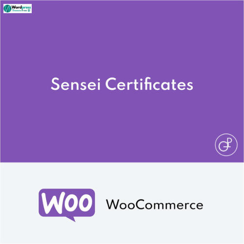 Sensei Certificates Woocommerce
